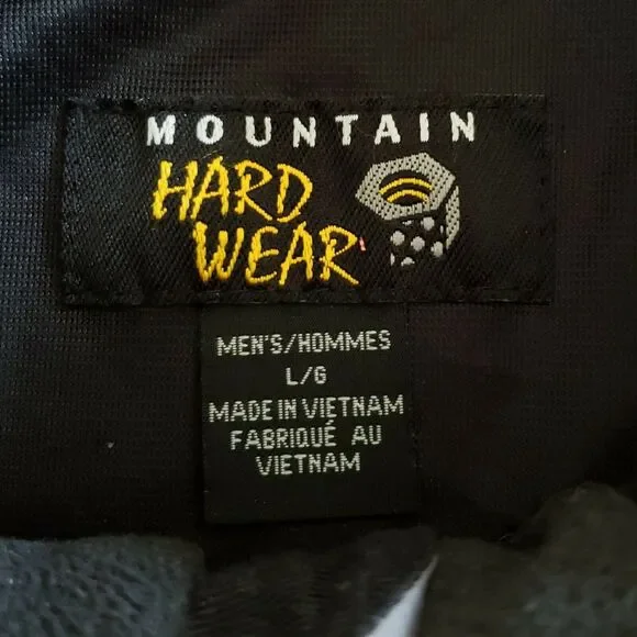 MOUNTAIN HARDWEAR mens lightweight puffer activewear jacket in gray Size Large - Picture 8 of 8